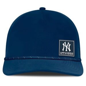 NY YANKEES Fanatics Level Up Captain Adjustable Baseball Hat Royal Blue